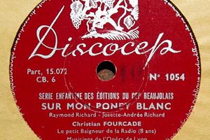 Christian Fourcade - Sur mon poney blanc - 1950