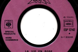 Disque publicitaire "BUT"La vie en rose - 1981