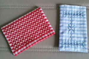 Pochette broderie suisse du Mardi Soir 17, Mardi A-M 24 et Jeudi A-M 19, Jeudi S 26 Janvier