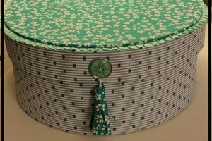Boite cartonnage mois de Mars