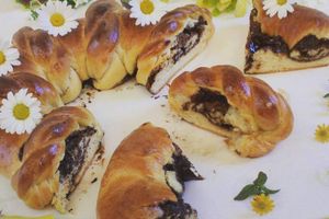 Brioche tressée au cacao