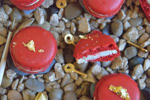 Macarons à la vanille (meringue française)