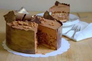 Le trianon ou royal chocolat et praliné