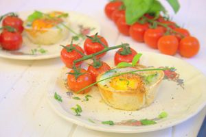 Oeufs aux épinards en muffins