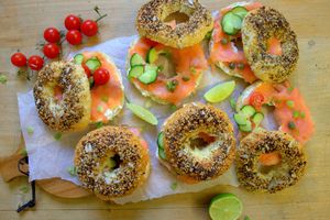 Bagels aux graines et épices