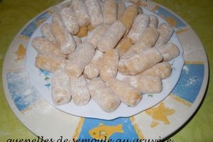 Quenelles de semoule au fromage