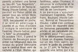 Froehly Walter né le 2 février 1911