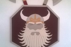 Trois Craft'en'carton = De la décoration murale unique et originale pour les amateurs d'univers med-fan.