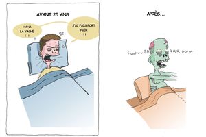 L'alcool, avant et après 25ans.