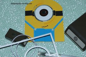 Carte minion ! c'est trop mignon avec Stampin'up !