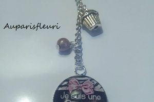 Porte clés ou bijoux de sac pour les copines !