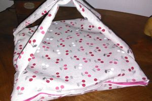 Couture facile : un sac à tarte fermé... pour plus de sûreté !