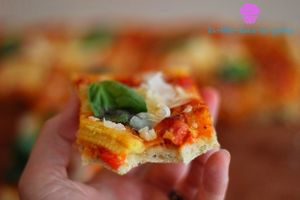 Pizza parmesan basilic