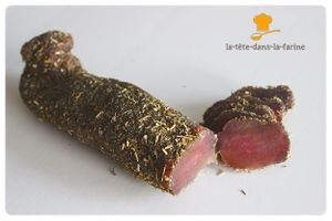 Filet mignon de porc séché