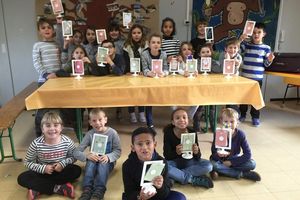 Mini-album sur cadre... Ecole de Saleilles