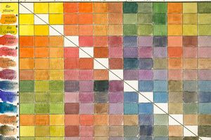 Aquarelles M.GRAHAM les plus pigmentées au monde ?