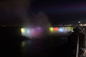 Les Chutes du Niagara en fin de journée !