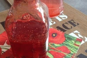 Sirop de fraises maison