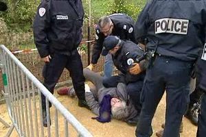 Vidéo - Poitiers : l'arrestation musclée de Katia qui s'oppose à l'abattage des arbres