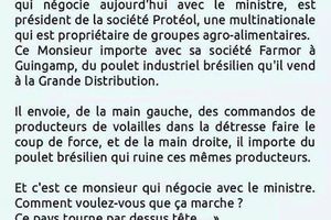 Perico Legasse dénonce les activités de Xavier Beulin président de la FNSEA