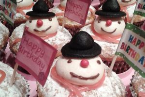 Gâteau bonhomme de neige