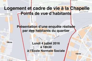 Enquête par les habitants du quartier