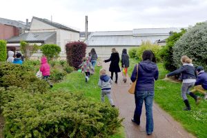 Chasse aux oeufs de Pâques dans les jardins de la Tour Boucry
