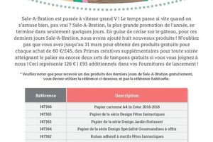 Ne passez pas à côté...
