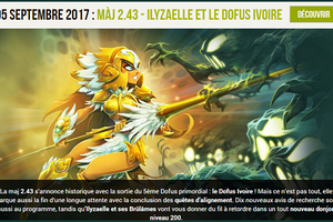 MAJ 2.43 Ilyzaelle et le Dofus Ivoire