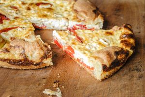 Quiche poivrons et fêta