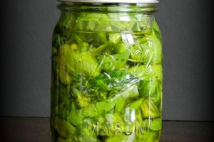 Conserve de basilic