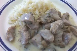 Sauté de dinde forestier