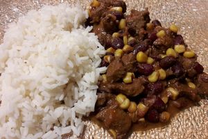 Chili con carne au wok
