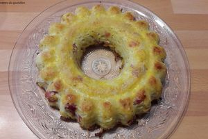 Gâteau de nouilles au jambon