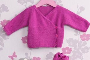 Cache coeur bébé et chaussons