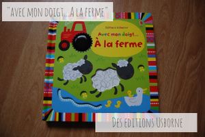 Lecture kids - 'Avec mon doigt...A la ferme' (Usborne)