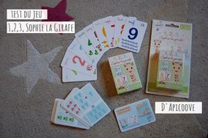 Jouer en famille - '1,2,3 Sophie la girafe' d'Apicoove {+Concours!}