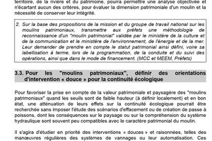 Rivières vivantes: préconisations du Rapport (documentation française )