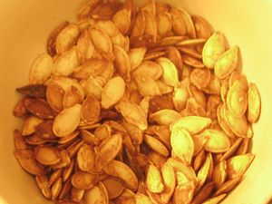 Aus Kürbis kann mal so viel rausholen! 500g Kürbis kosten hier momentan nur 19 Cent! Thomas isst ihn sogar roh!