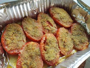 Tomates provençales au barbecue