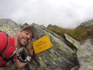 le col Marmontana et le ravito Lago Chiarro