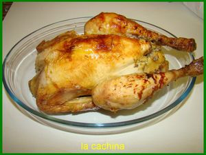 Cuire un poulet à la broche , feu de bois ouvert - La Cachina