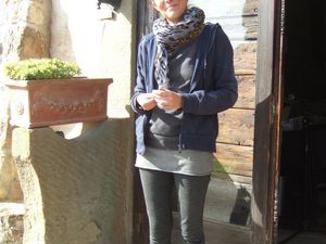 Pieve di San Cresci - Zentraler Raum des Künstlertreffs Macina di San Cresci - Inhaberin Demetria Verduci - Künstler Alfredo Futuro