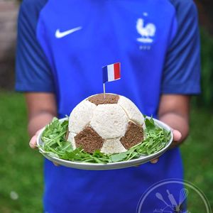 Sandwich cake ballon de foot