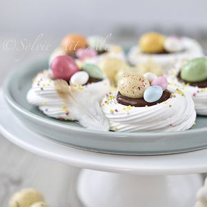 Mini pavlova de Pâques