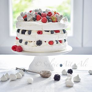 Layer pavlova pour la fête des mères