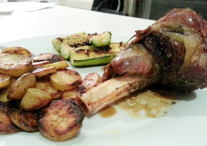 Souris d'agneau au four