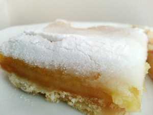 Carrés au citron
