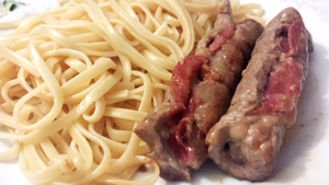 Piccatas de veau au chorizo et manchego