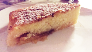Gâteau aux pêches